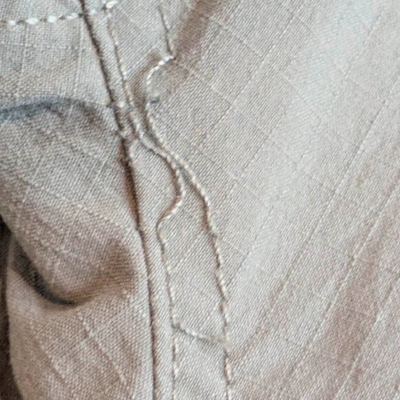 Duluth Trading Heirloom Gardening Bib Overalls Green Womens L x 31 Cottagecore - Picture 15 of 16